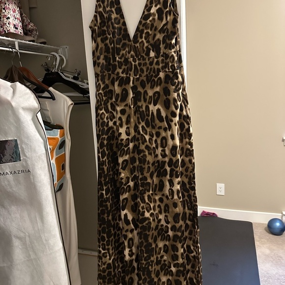 Leopard Print Jumpsuit - Picture 1 of 4
